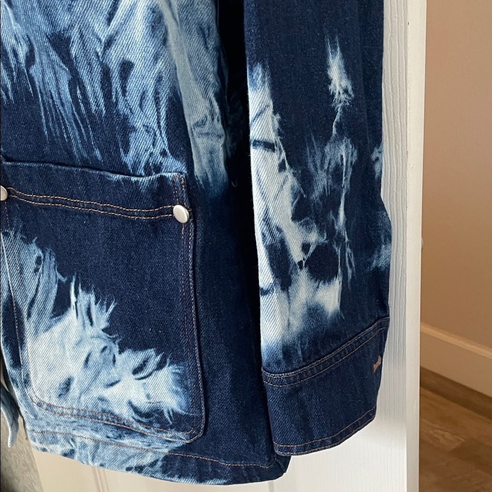 Avec Les Filles Tie-Dye Denim Jacket #156 - Picture 8 of 13